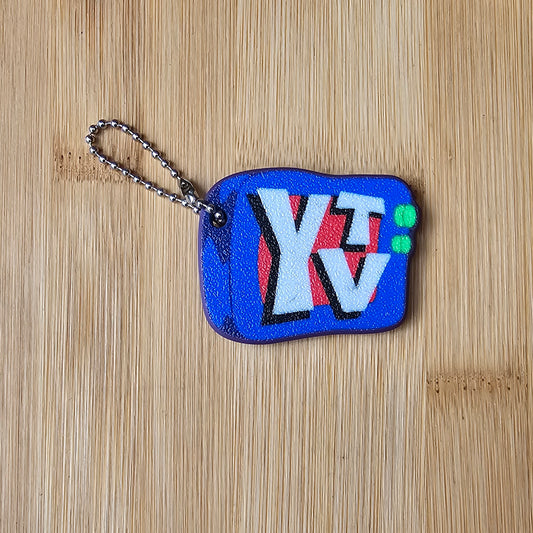 YTV Retro TV Logo Keychain