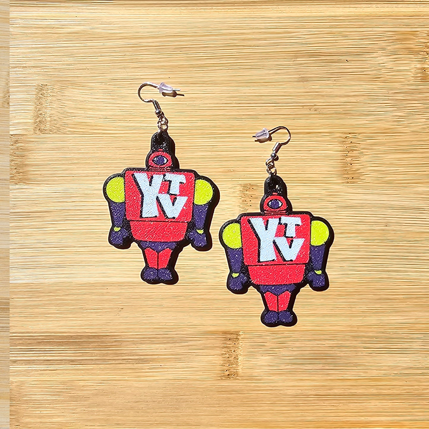 YTV Dancing Robot Retro Earrings