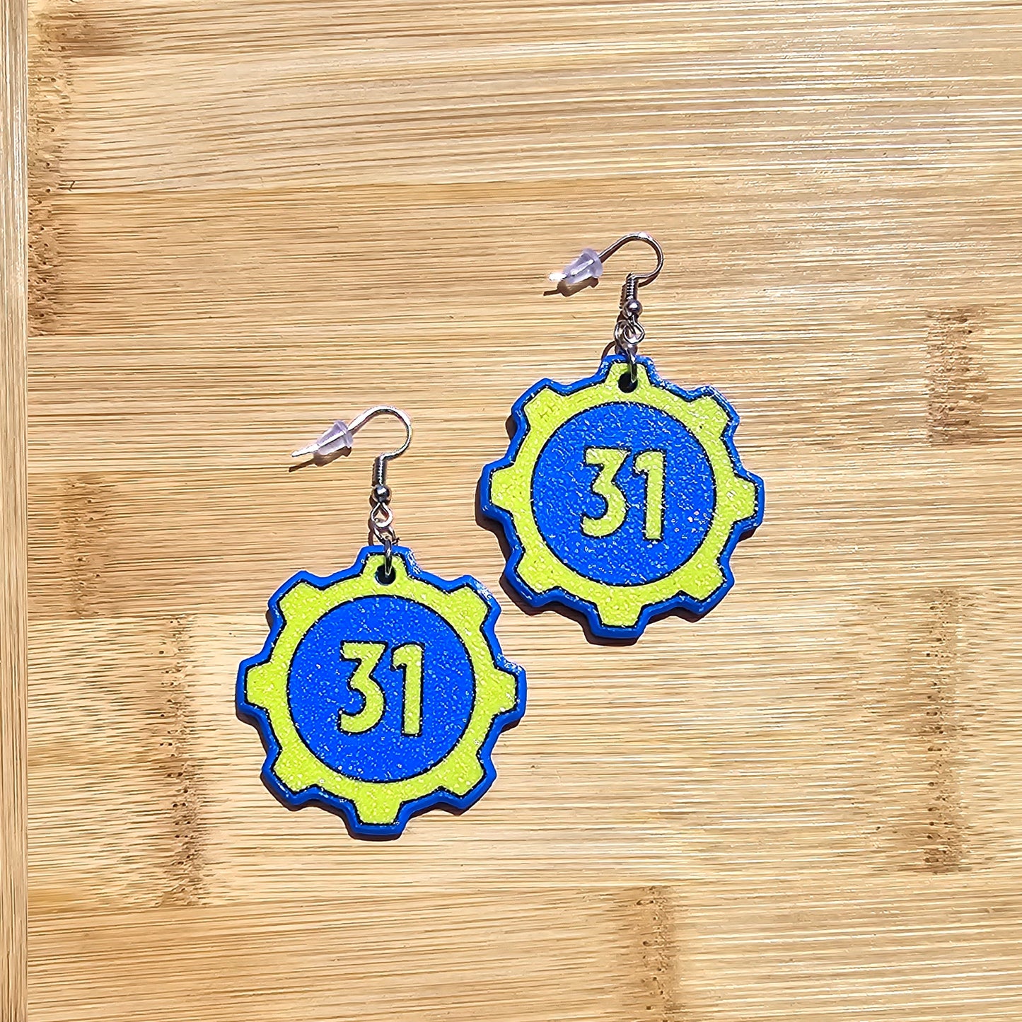 Vault Number Earrings - Fallout