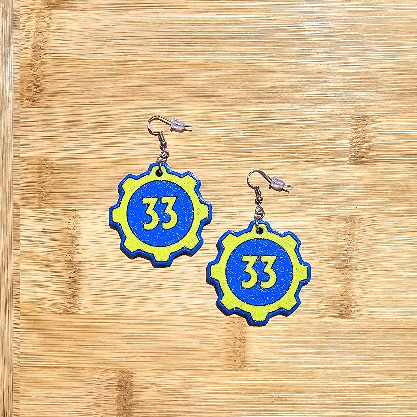 Vault Number Earrings - Fallout