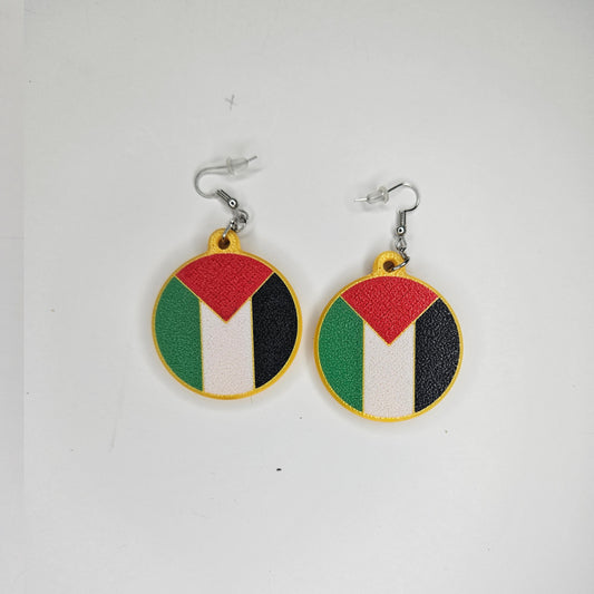 Palestine Flag Earrings