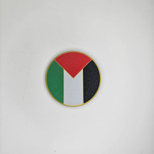 Palestine Flag Magnet Badge