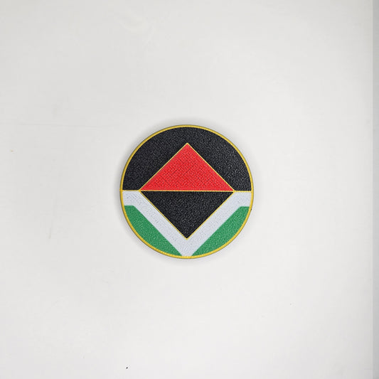 Palestine Flag x ReBoot Sprite Magnet Badge