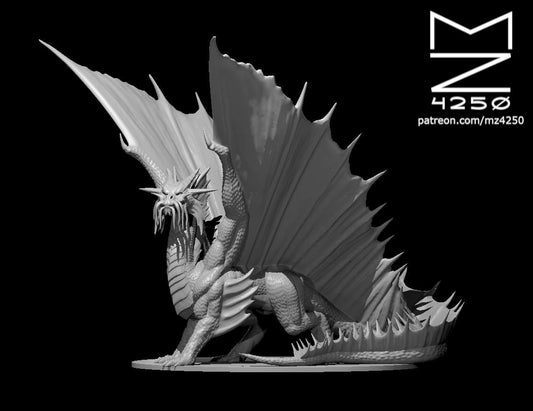 Dragon, Metallic - Gold (Various Ages and Poses) - MZ4250